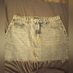 Wild fable Jean skirt